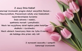 życzenia Dzień Kobiet SU