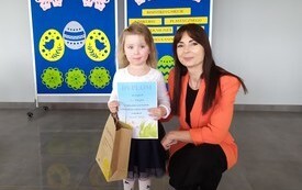 Pani Dyrektor z nagrodzoną III miejscem Kaliną Prajs.