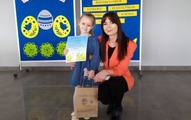 Pani Dyrektor z nagrodzoną I miejscem Marią Olszewską.