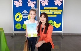 Pani Dyrektor z nagrodzoną I miejscem Hanną Piaścik.