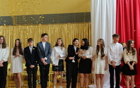 Występy uczni&oacute;w klasy &oacute;smej