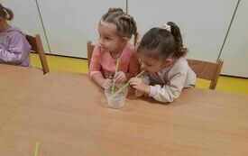 Antosia i Nadia tworzą pianę.