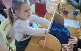 Dagmarka podczas wr&oacute;żb.