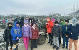 Klasa 3 na plantacji choinek