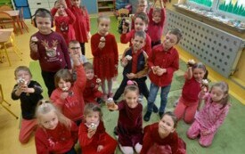 Słodki poczęstunek Jeżyk&oacute;w.