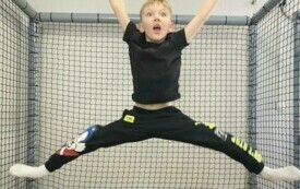 Ignacy na trampolinie