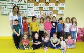 Biedronki z pielęgniarką.