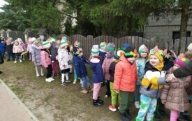 Biedronki na spacerze.