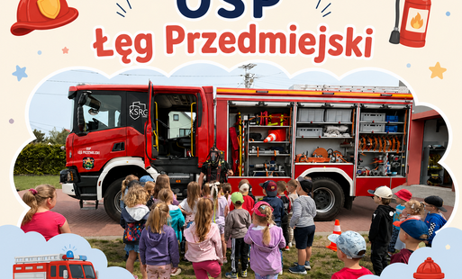 Zdjęcie do Wizyta przedszkolak&oacute;w w Ochotniczej Straży Pożarnej