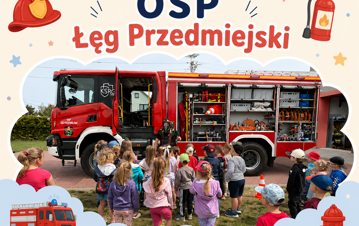 Zdjęcie do Wizyta przedszkolak&oacute;w w Ochotniczej Straży Pożarnej