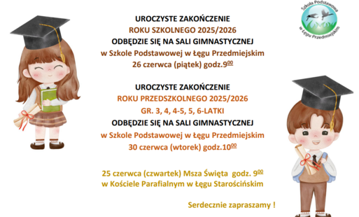 Zdjęcie do Zakończenie roku szkolnego 2025/2026