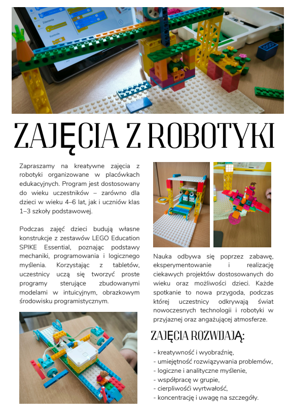 Zdjęcie do Zajęcia z robotyki