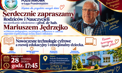 Zdjęcie do Zaproszenie na spotkanie z prof. dr hab. Mariuszem Jędrzejko