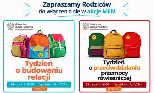 Zdjęcie do Tydzień o budowaniu relacji i Tydzień o przeciwdziałaniu przemocy r&oacute;wieśniczej