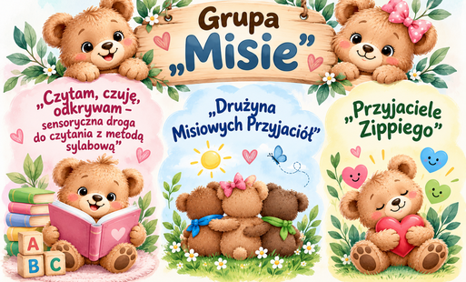 Zdjęcie do ,,Misie&rdquo; odkrywają, uczą się i rozwijają!