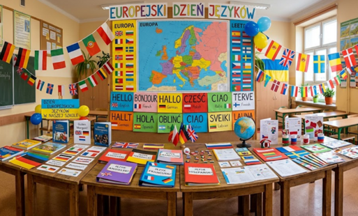 Zdjęcie do Europejski Dzień Język&oacute;w Obcych w Szkole Podstawowej w Łęgu Przedmiejskim!