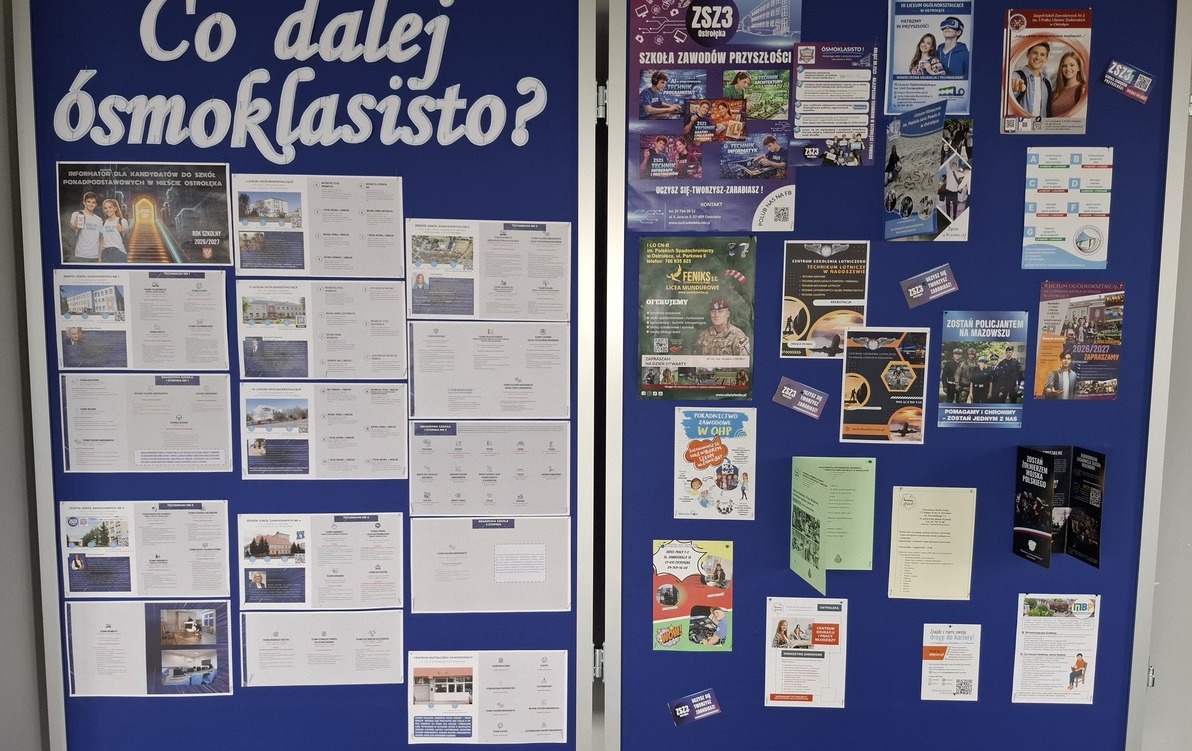 Zdjęcie do Co dalej &oacute;smoklasisto? Świadome wybory edukacyjne naszych uczni&oacute;w 