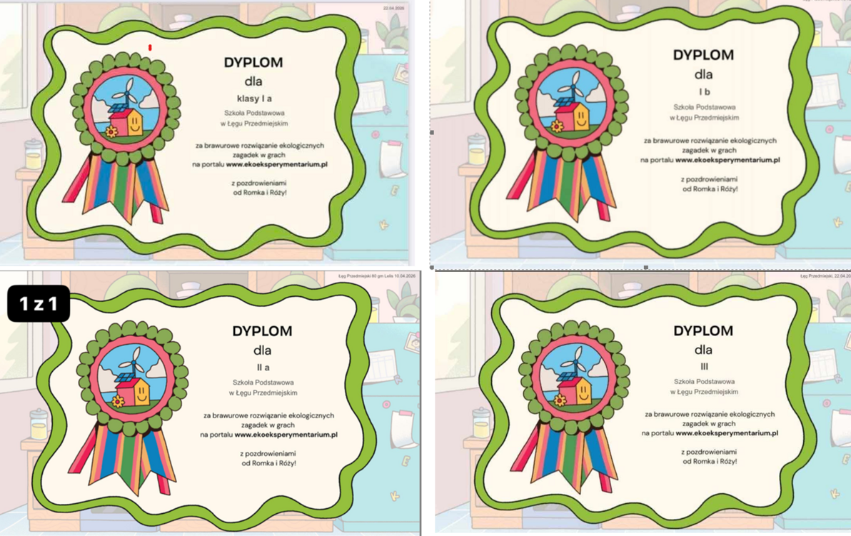 Zdjęcie do Uczniowie klas 1&ndash;3 uczestniczyli w og&oacute;lnopolskim programie edukacyjnym &bdquo;EkoEksperymentarium dla Dzieci&rdquo;.