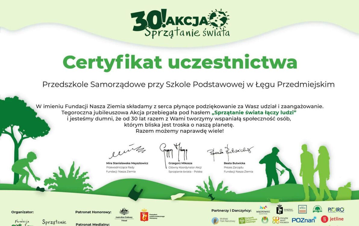 Zdjęcie do 30! Akcja Sprzątanie Świata - ŁĄCZY LUDZI