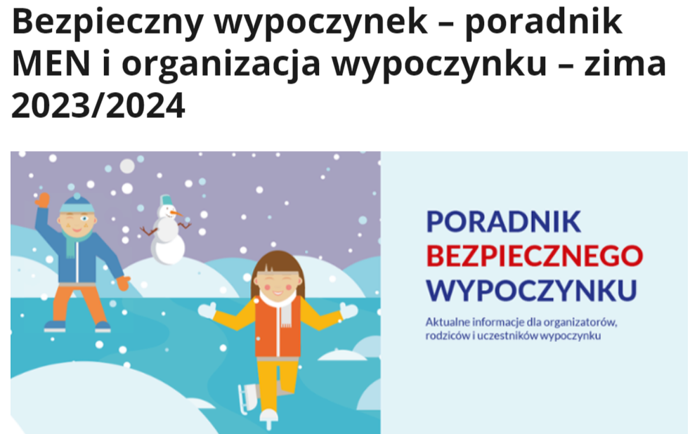 Zdjęcie do Bezpieczny wypoczynek