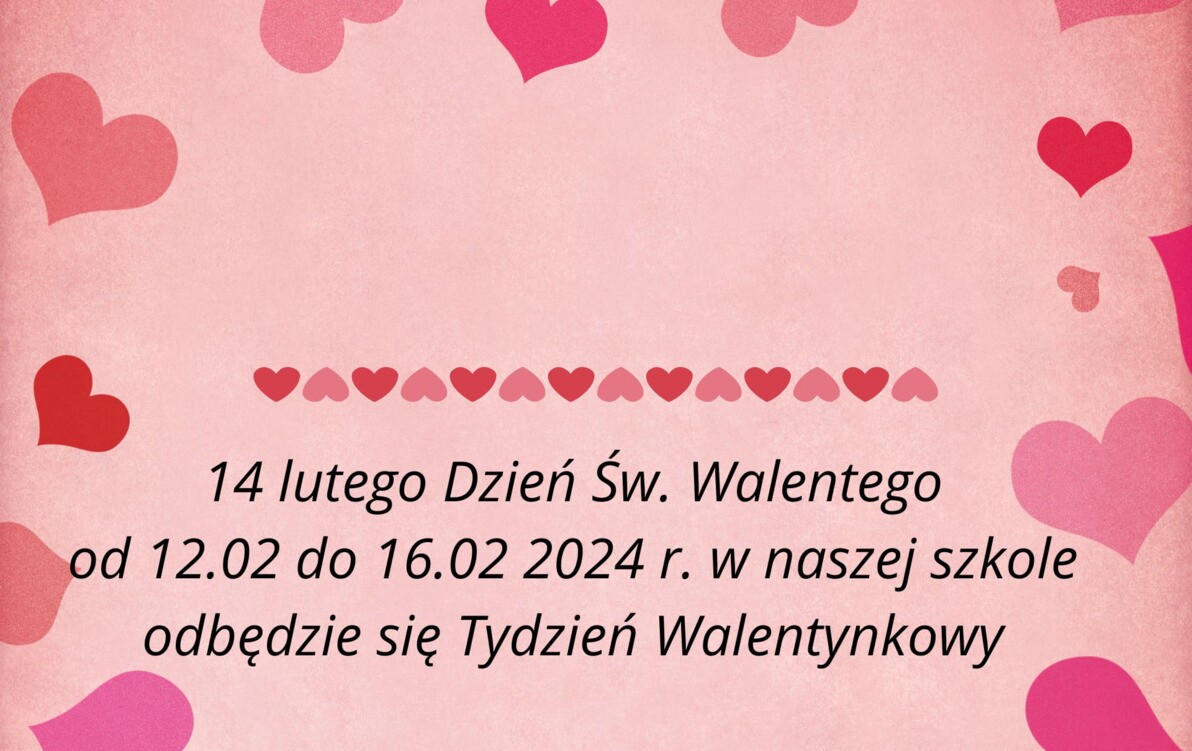 Zdjęcie do Tydzień Walentynkowy