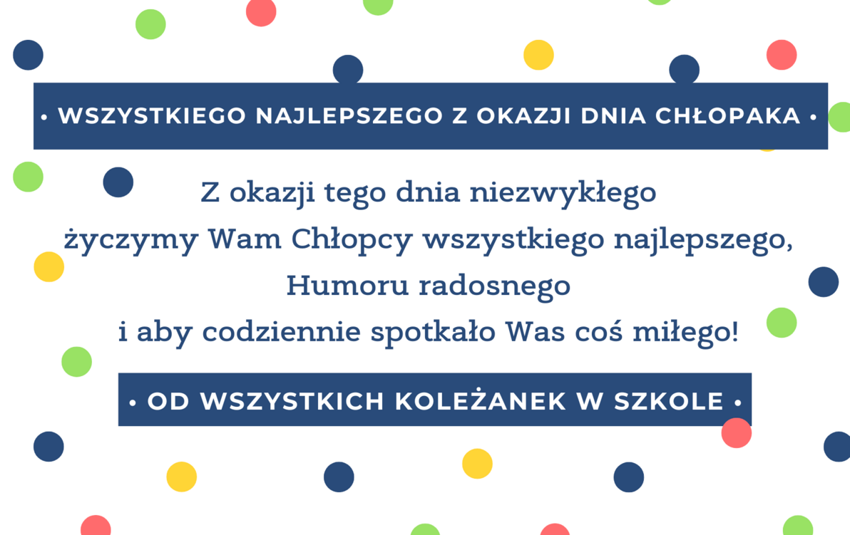 Zdjęcie do Dzień Chłopaka