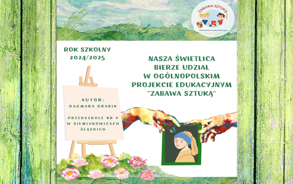 Zdjęcie do Og&oacute;lnopolski Projekt Edukacyjny "Zabawa sztuką"