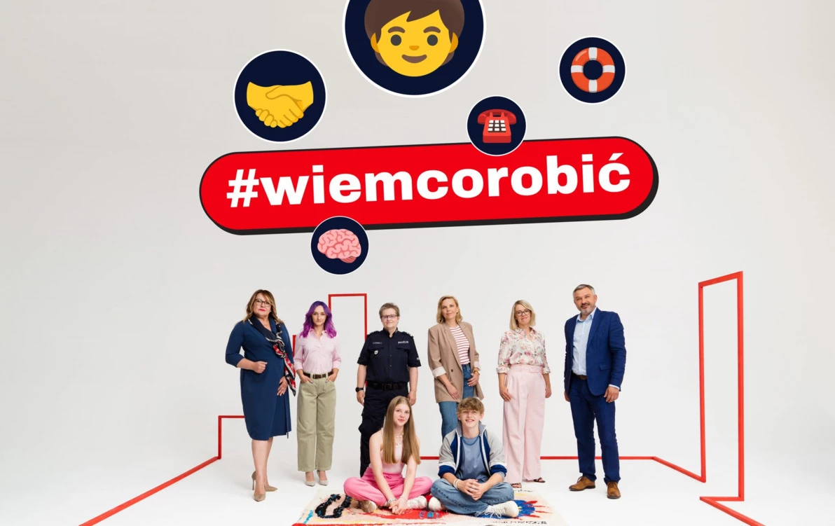 Zdjęcie do Kampania "WIEM CO ROBIĆ" Cel -  ochrona młodych przed zagrożeniami online