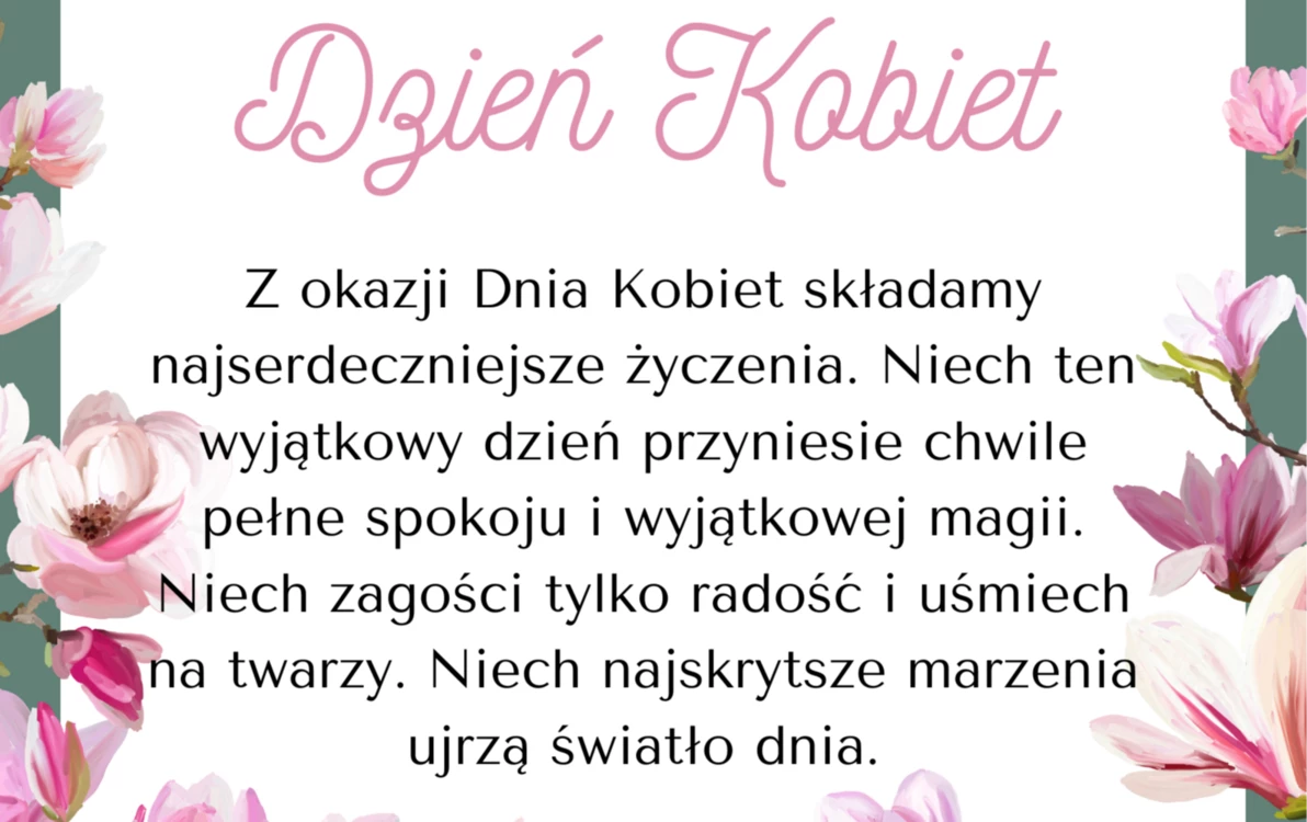 Zdjęcie do Życzenia: Dzień Kobiet