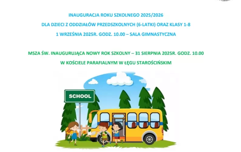 Zdjęcie do Rozpoczęcie roku szkolnego 2025/2026